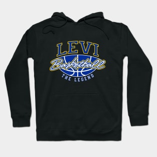 Levi Basketball The Legend Custom Player Your Name Hoodie